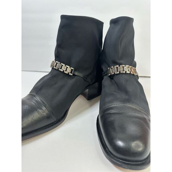 Brighton Vintage Black Ankle Boots Sz 9.5 - Picture 6 of 10